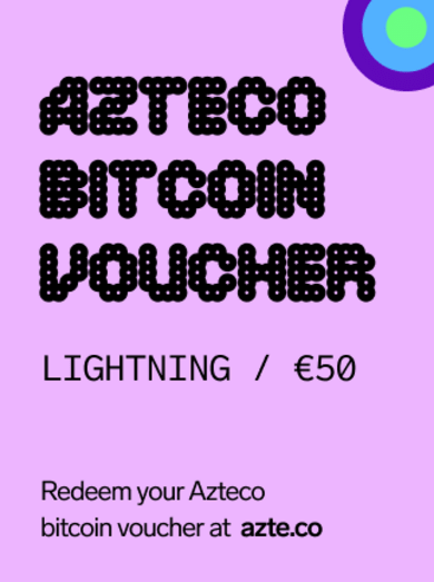 Acquistare una carta regalo: Azteco Bitcoin Lightning Voucher
