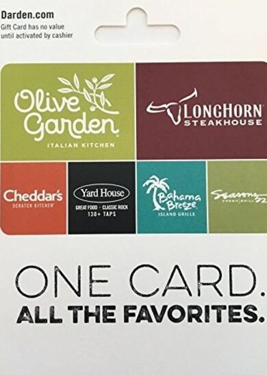 Acquistare una carta regalo: Darden Restaurants Gift Card