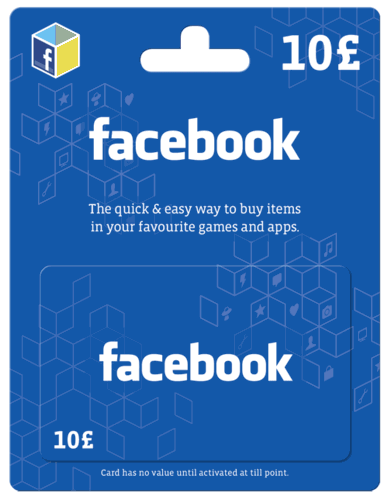 Acquistare una carta regalo: Facebook Gift Card PC