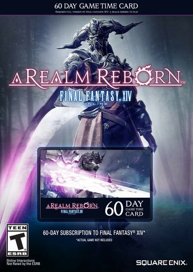 Acquistare una carta regalo: Final Fantasy XIV: A Realm Reborn 60 Day Time Card XBOX